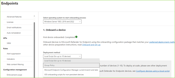 Deployment Method - Group Policy