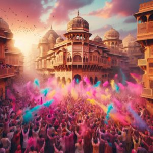 A-bustling-Indian-street-scene-during-the-Holi-festival